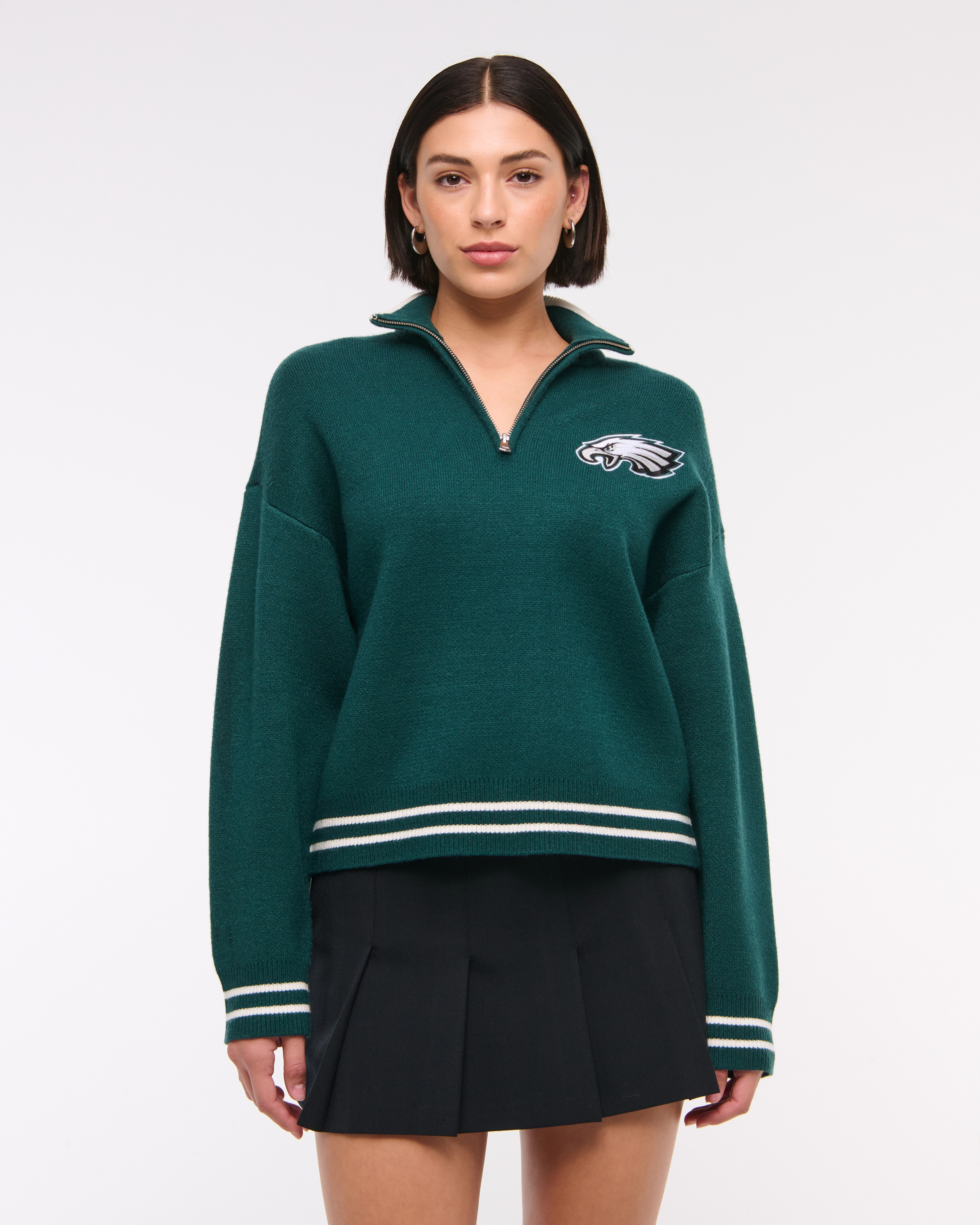 Philadelphia Eagles LuxeLoft Half-Zip | Abercrombie & Fitch (US)