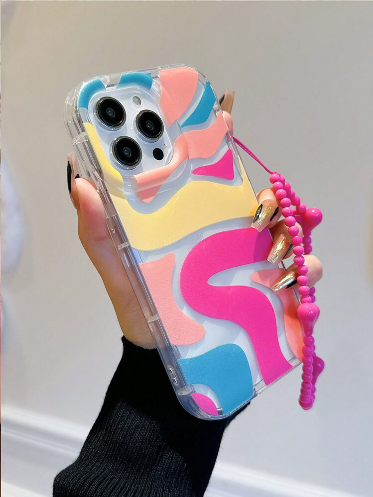 Painted Graffiti Elements Shockproof Colorful Graffiti Elements Fashion Phone Case With Heart Lan... | SHEIN