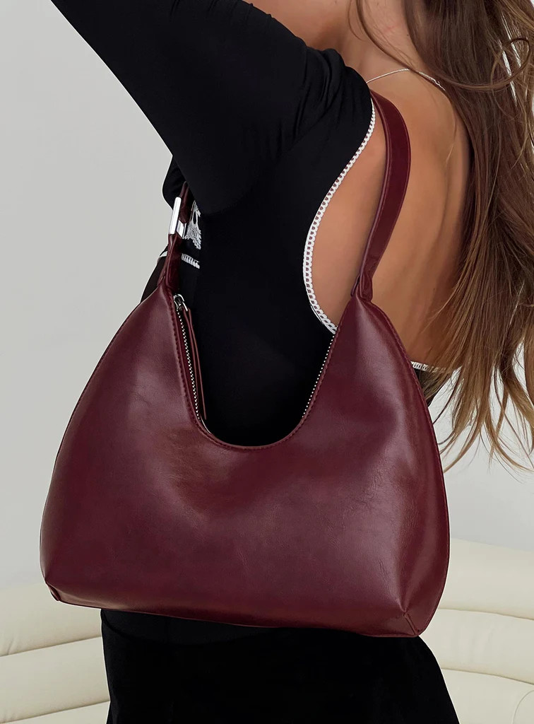 Reeves Bag Burgundy | Princess Polly US