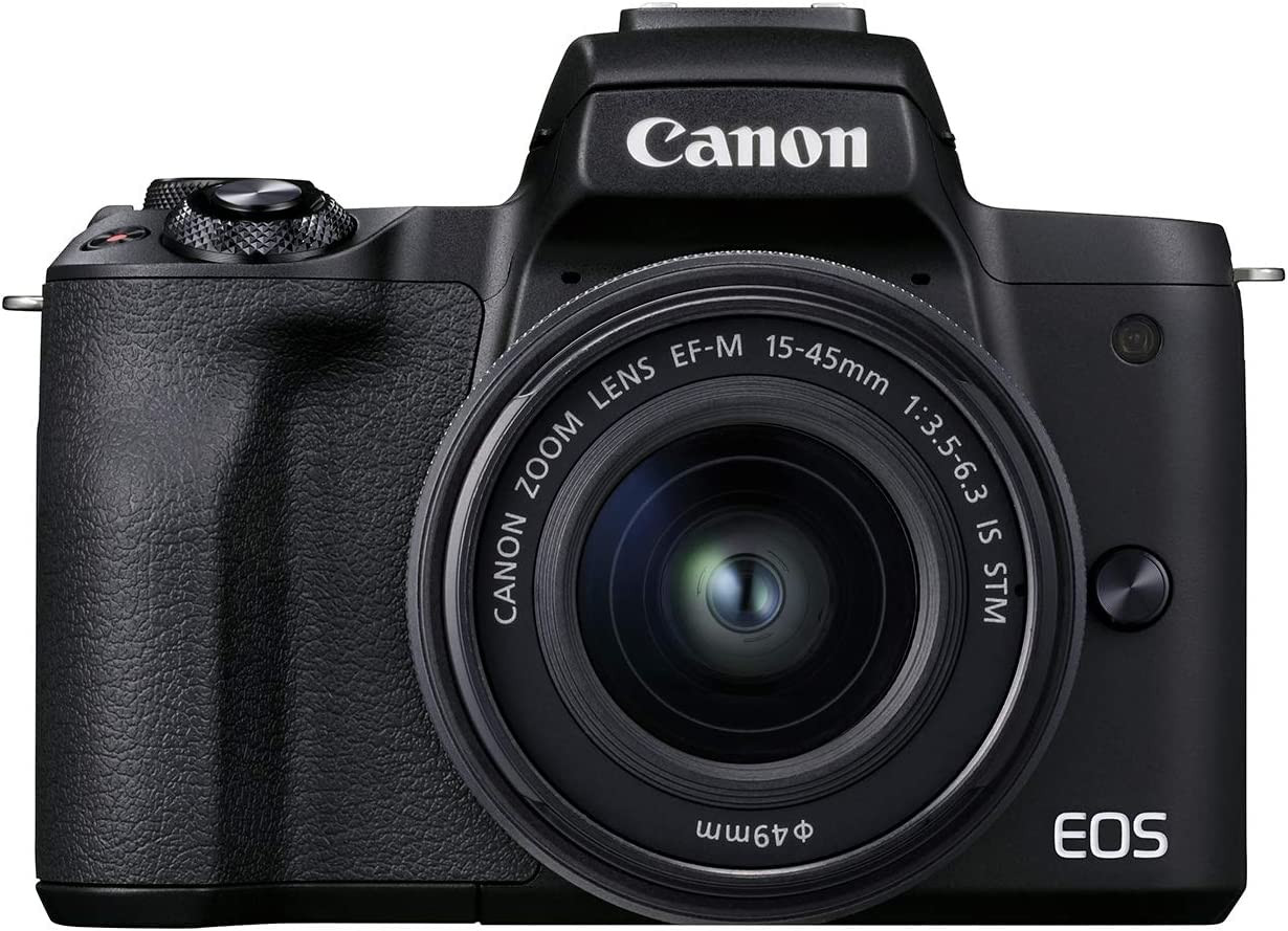 Canon EOS M50 Mark II + EF-M 15-45mm is STM Kit Black | Amazon (UK)