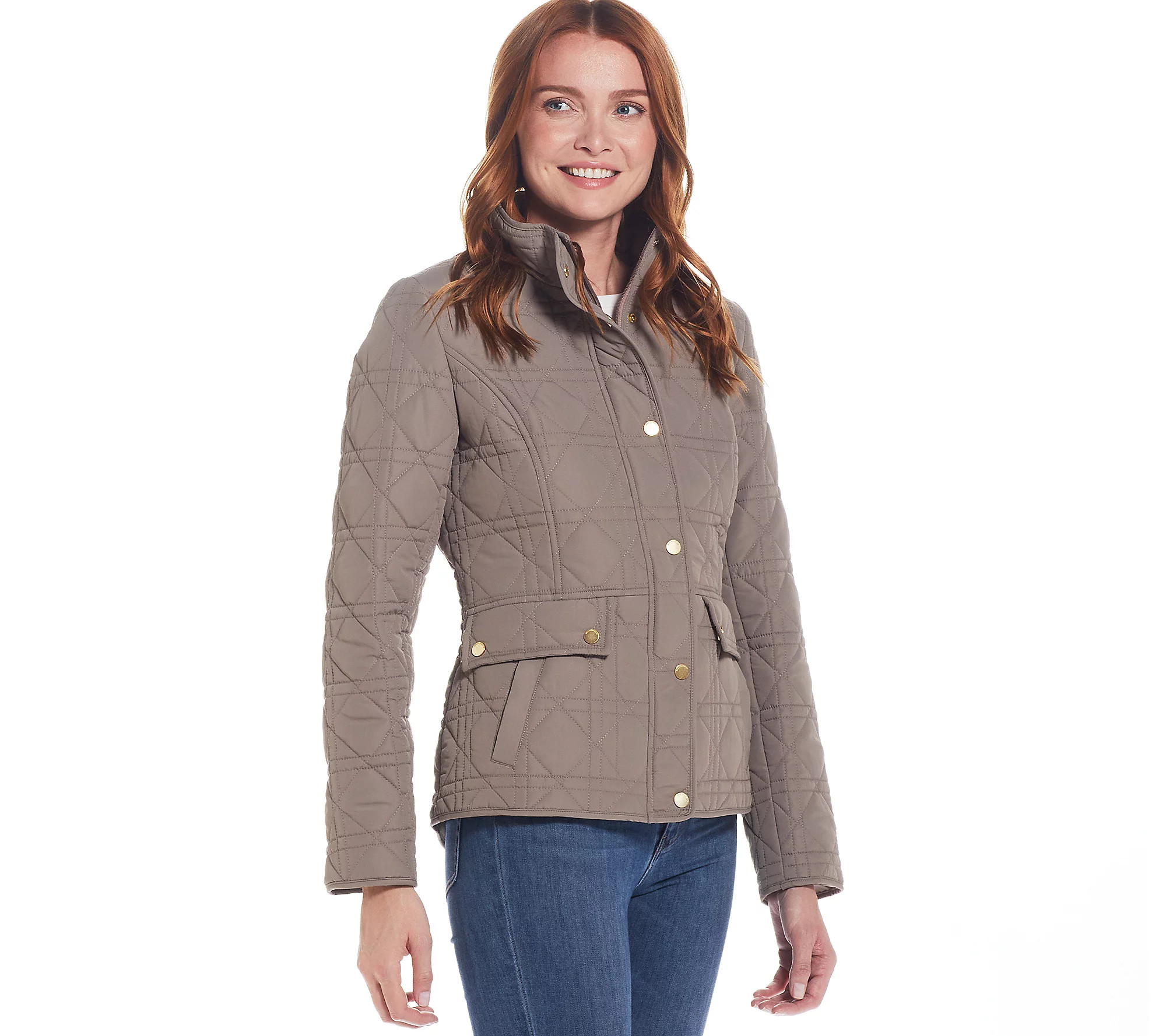 Weatherproof Modern Quilted Barn Jacket | QVC