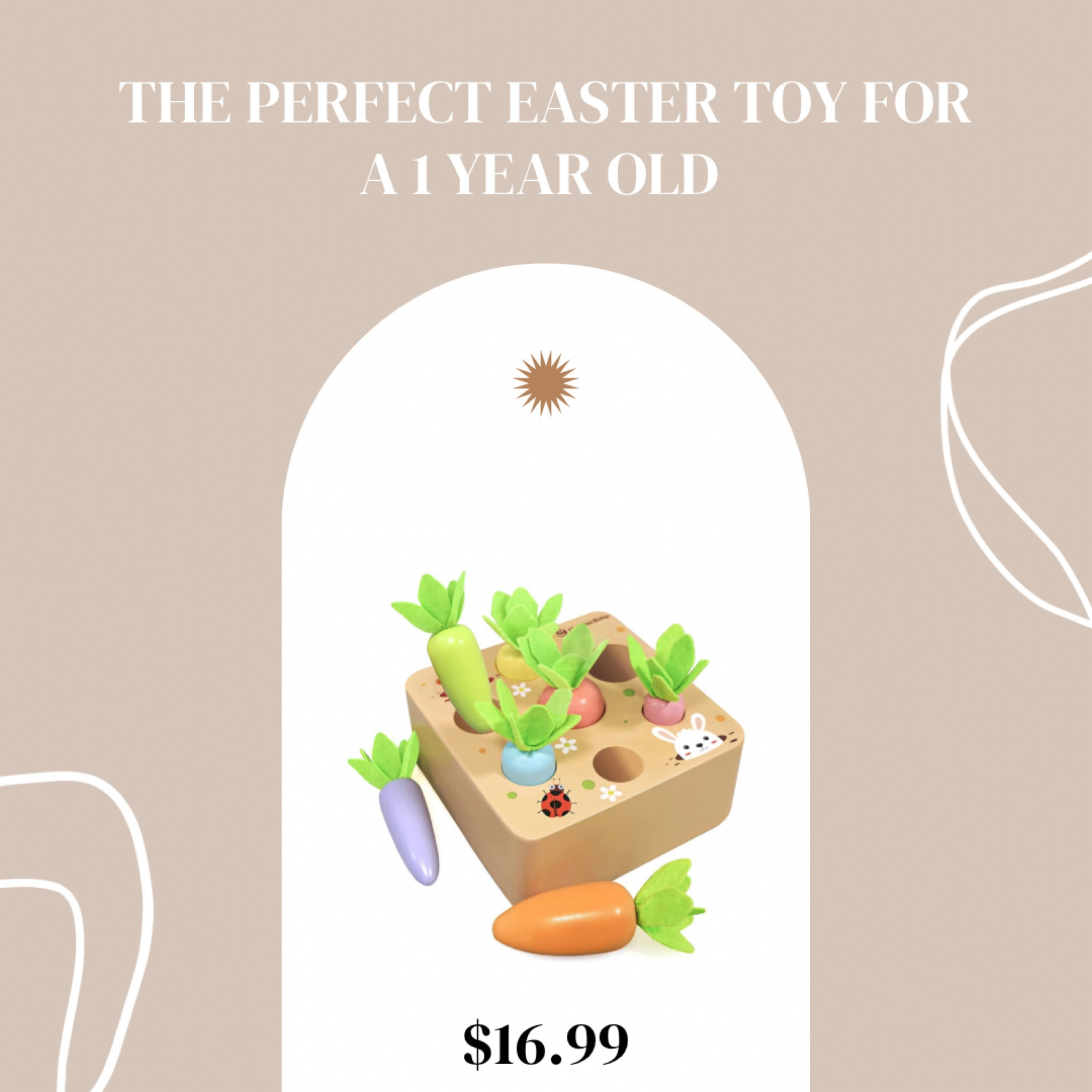 the PERFECT easter toy for toddlers 🙌🏼🙌🏼 it’s wooden and everything i hope and more! i can’t wait to give this to my daughter on easter! 

check out my instagram @haleyxelizaa to watch me unbox it! 

#easter #eastergifts #toddler #toddlergifts #toddlergiftguide

#LTKbaby #LTKunder50 #LTKSeasonal