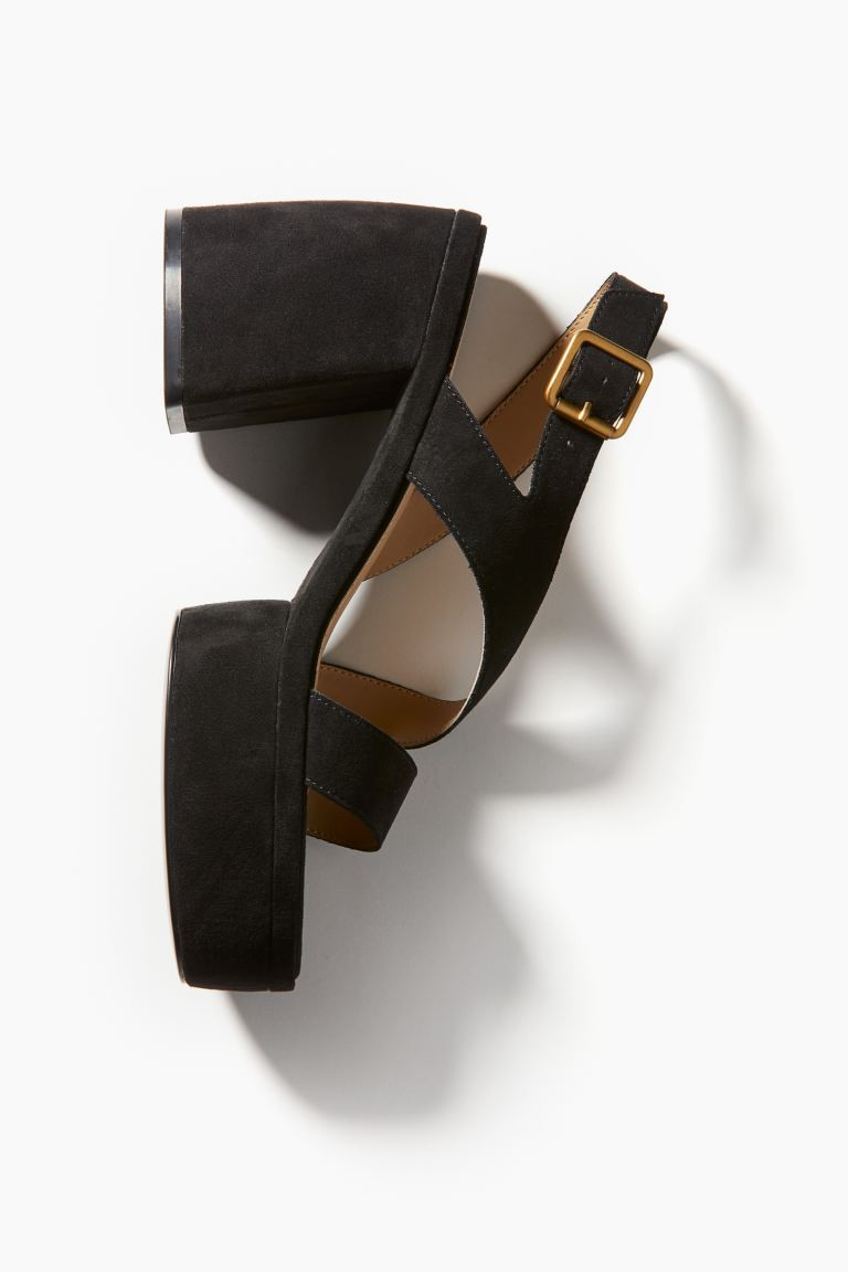 Block-heeled Platform Sandals | H&M (US + CA)