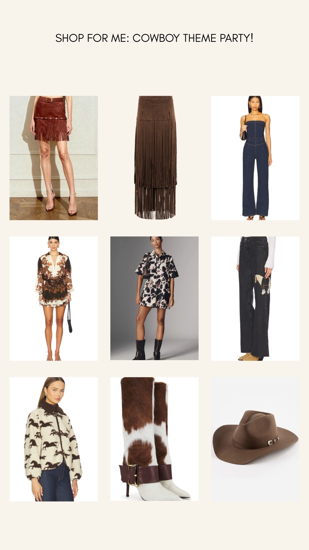 Chic cowboy theme party!

#LTKgrwm #LTKWedding #LTKSaleAlert