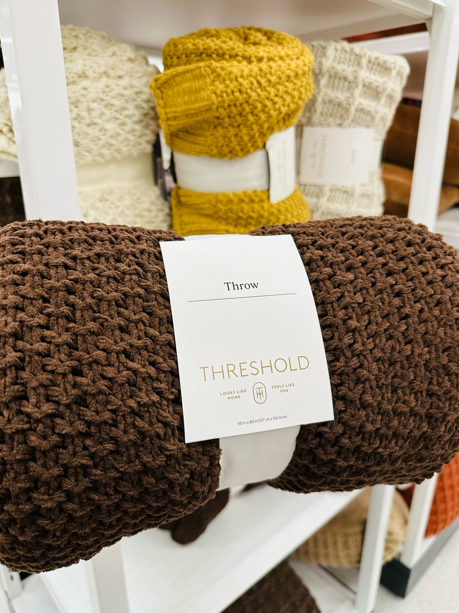 Threshold best sale blanket knit