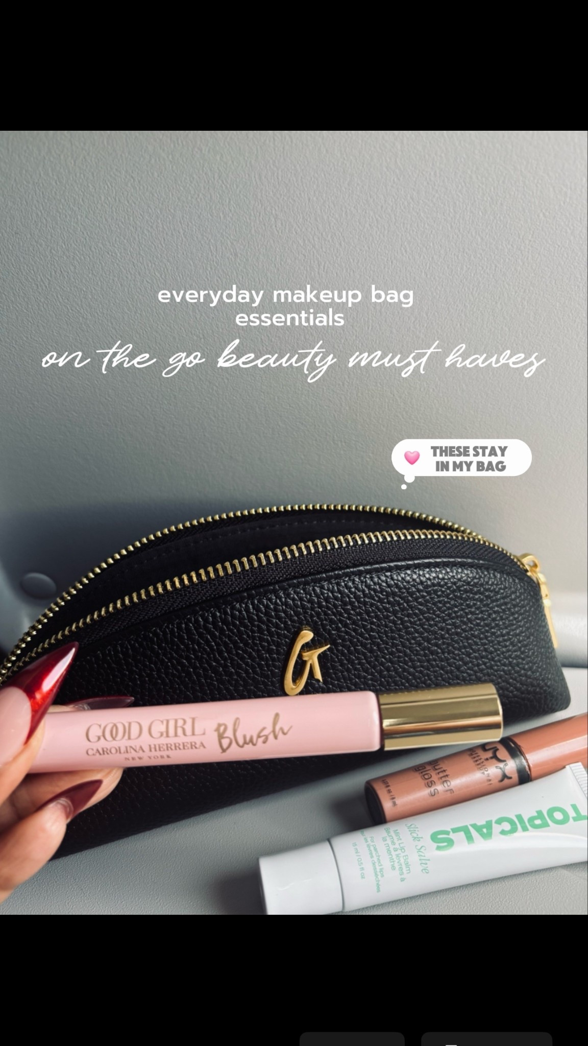 This little pouch has been one of the most useful things I keep in my bag. 

I use it for my everyday beauty essentials, travel must-haves, and all the small things that usually get lost at the bottom of my tote.

Right now it has my go-to lip combo, including my Topicals lip gloss, which I’ve been reaching for nonstop because it keeps my lips hydrated and glossy without feeling heavy.

If you’re someone who likes to stay organized but still wants something cute and elevated, this is such a good find. It’s compact, holds more than you think, and keeps everything in one place.

Also… it’s under $30, which makes it even better.

If you’ve been looking for a small pouch for your makeup, purse essentials, or travel bag, I linked everything on my LTK.


#LTKTravel #LTKBeauty