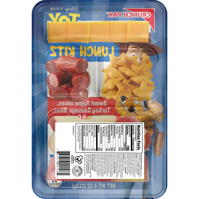 Crunch Pak Snack with Toy Story with Fresh Sweet Sliced Apples, Cheese, Turkey Bites & Crackers 4... | Walmart (US)