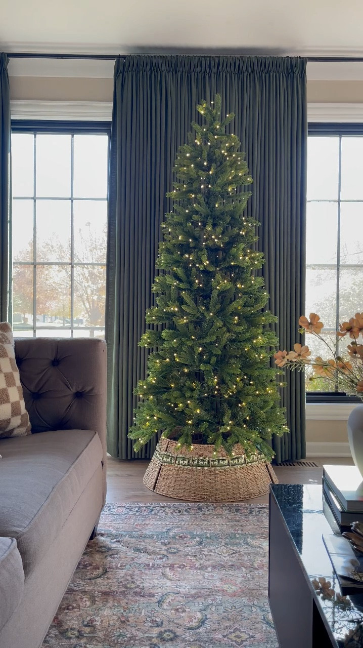 Love this slim tree, perfect for small rooms! It comes from the easy connection feature, as you slide each section of the tree, the lights connect automatically! I’m in love! 

#LTKHoliday #LTKStyleTip #LTKHome