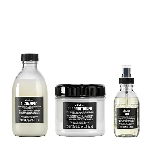 Davines OI Nourishing Shampoo & Conditioner for All Hair Types, Adds Silky-Smooth Shine & Volume,... | Amazon (US)