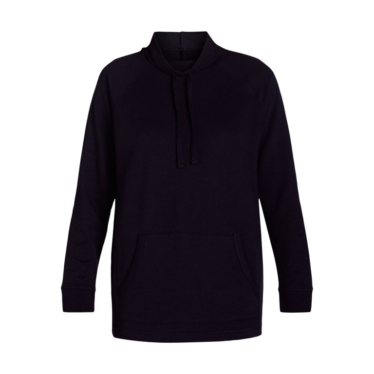 Time and Tru Women's Cowl Neck Tunic Sweatshirt, Sizes S-XXXL | Walmart (US)