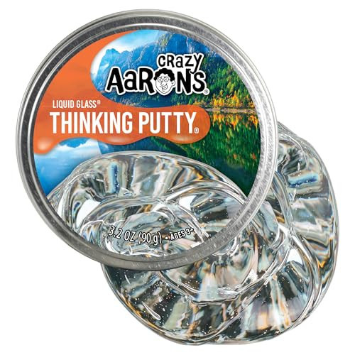 Crazy Aaron's Thinking Putty - Liquid Glass - See-Through Putty for Kids and Adults in a 4" Tin - Creative and Endless Fun, Stress Relief Therapy Toys, Never Dries Out - Made in USA | Amazon (US)