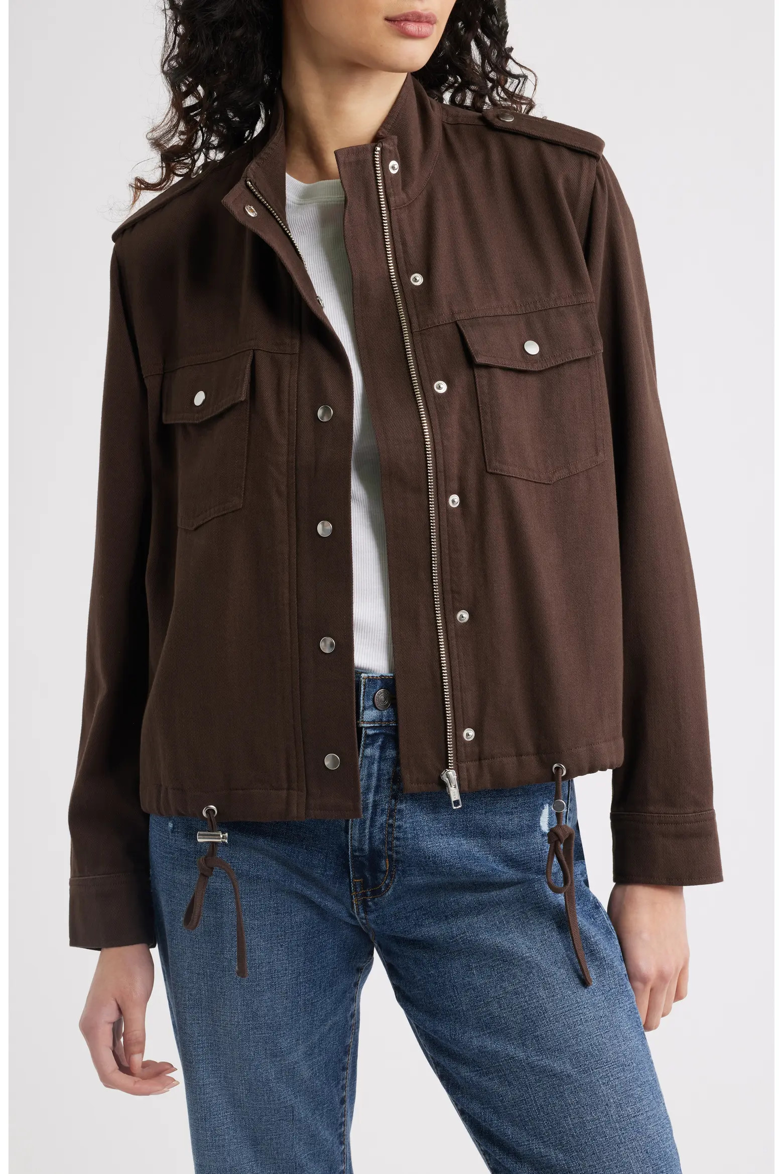 Collins Cotton Blend Utility Jacket (Women) | Nordstrom | Nordstrom