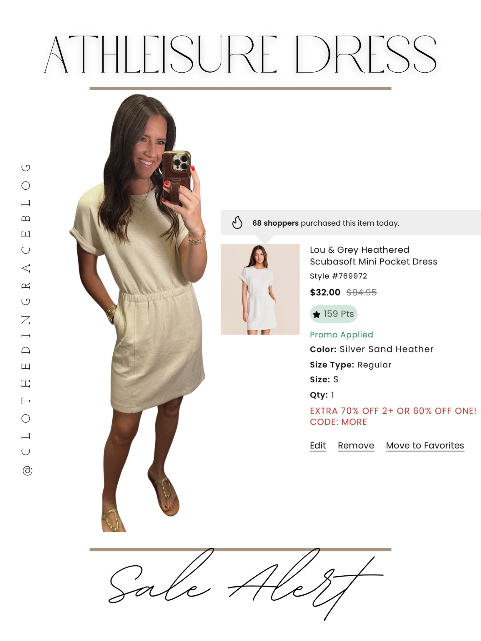 Use code MORE to drop the price. I’m in a small. 