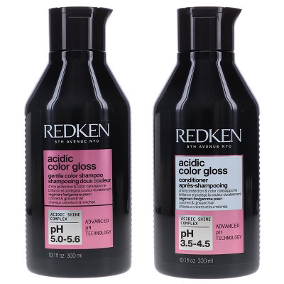 Redken Acidic Color Gloss Sulfate-Free Shampoo 10.1 oz & Acidic Color Gloss Conditioner 10.1 oz Combo Pack | Target