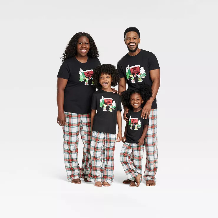 Women's Holiday Gnomes Matching Family Pajama T-Shirt - Wondershop™ Black | Target