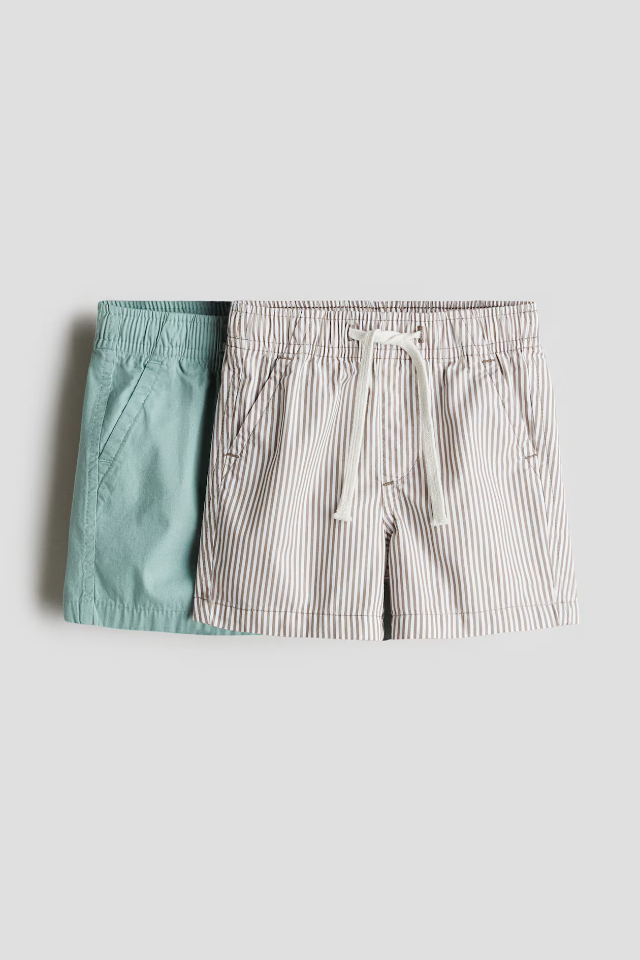 2-pack cotton shorts | H&M (UK, MY, IN, SG, PH, TW, HK)