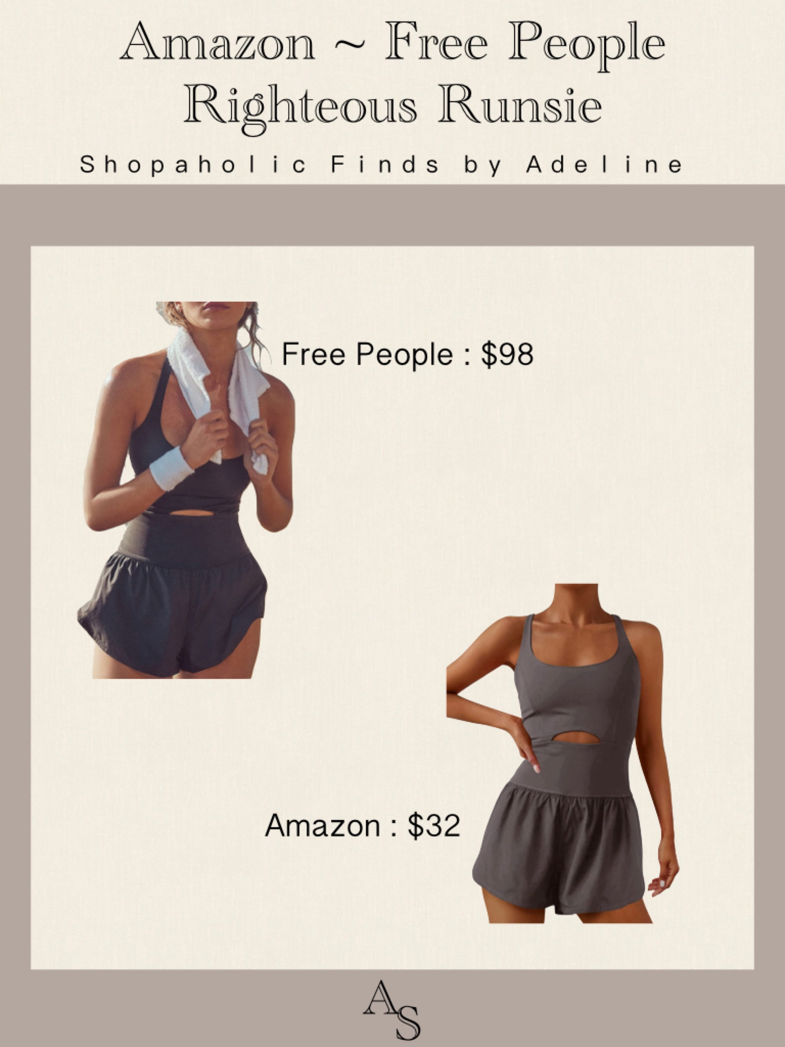 : Love this athletic righteous runsie! Found a look alike on Amazon! I grabbed a size medium. 

#LTKsalealert #LTKfit #LTKstyletip