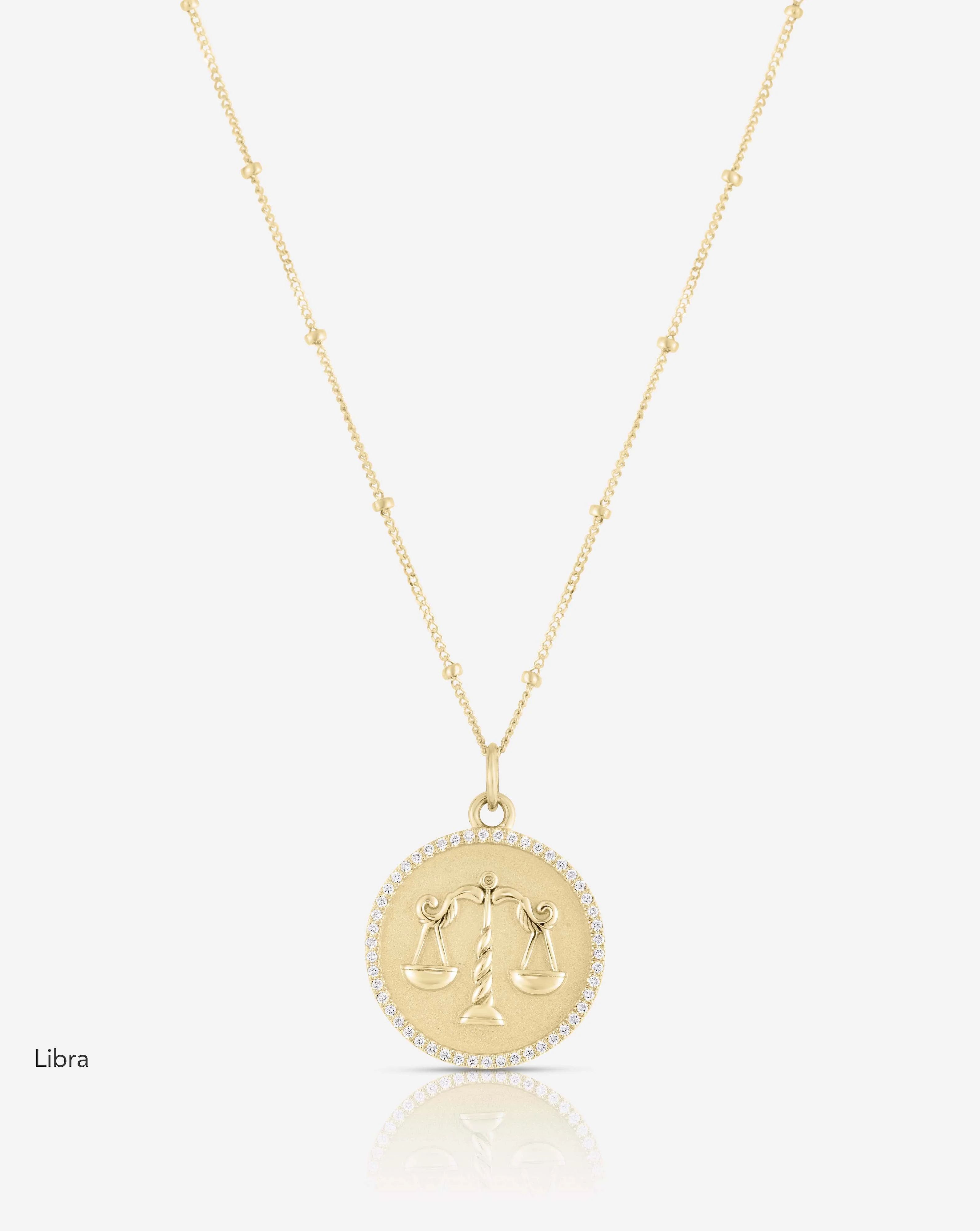 Zodiac Medallion Necklace | Ring Concierge