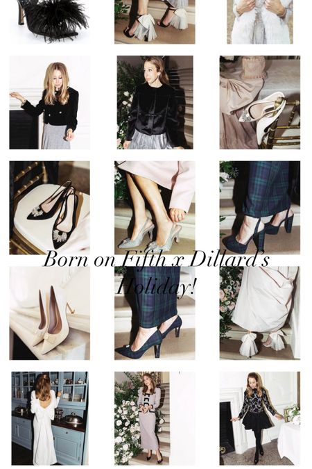 Born on fifth x Dillard’s holiday dresses, holiday shoes, Christmas dress, platform shoes, heels, dresses

#LTKHoliday
