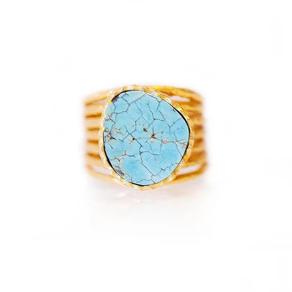 Stackable Ring - Turquoise | Christina Greene 