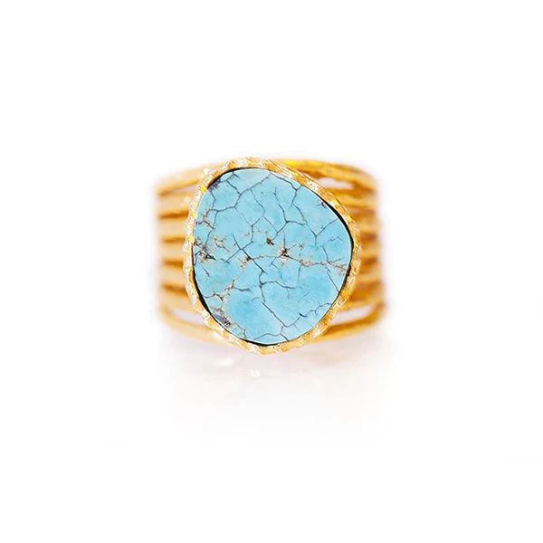 Stackable Ring - Turquoise | Christina Greene 