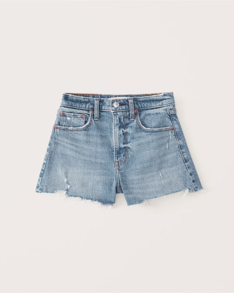 90s High Rise Cutoff Shorts | Abercrombie & Fitch (US)
