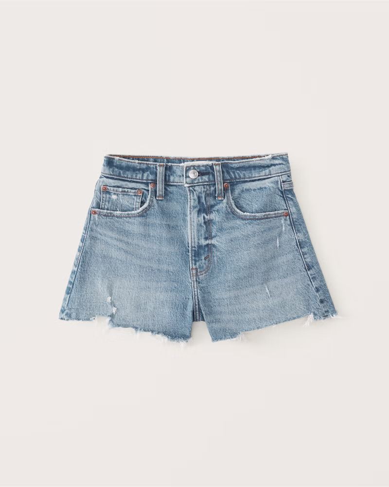 Exchange Color / Size
		
			Online Exclusive
			


  
						90s High Rise Cutoff Shorts | Abercrombie & Fitch (US)
