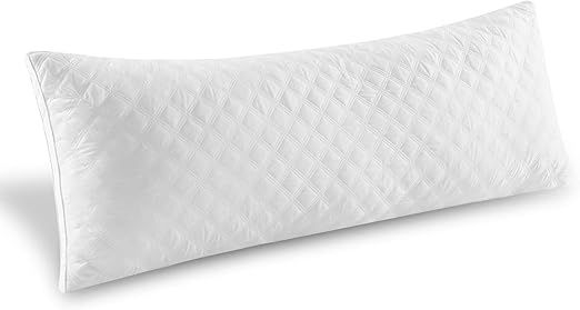 Oubonun Premium Adjustable Loft Quilted Body Pillows - Firm and Fluffy Pillow - Quality Plush Pil... | Amazon (US)