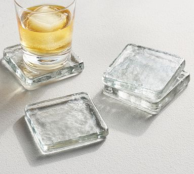 Slab Glass Coasters, Set of 4 | Pottery Barn (US)