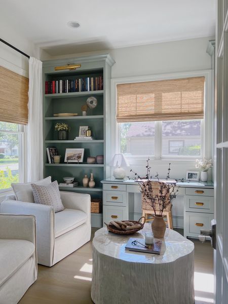 Home office decor ideas! Love these accent chairs that are comfy and affordable! This pretty coffee table is a splurge but I've also linked a more budget friendly option for you!

(4/23)

#LTKstyletip #LTKhome