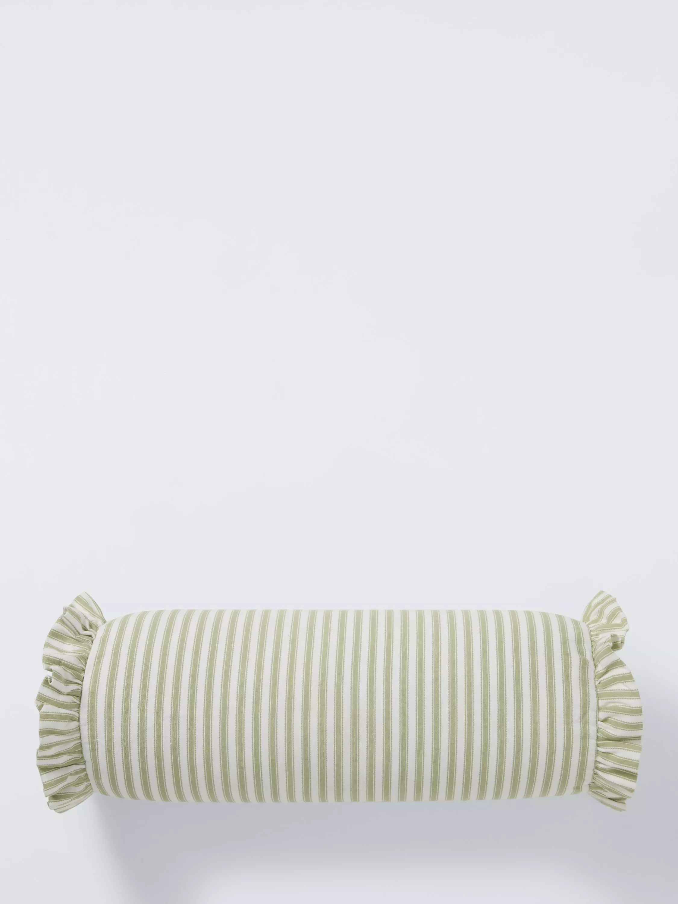 John Lewis x Sanderson Sweet Pea Bolster Cushion, Green | John Lewis (UK)