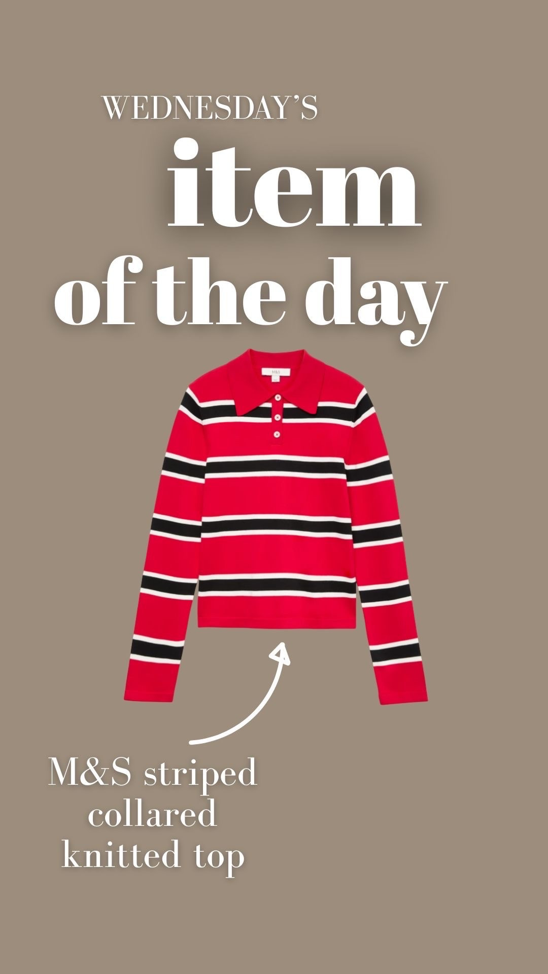 M&S striped knitted top

#LTKuk