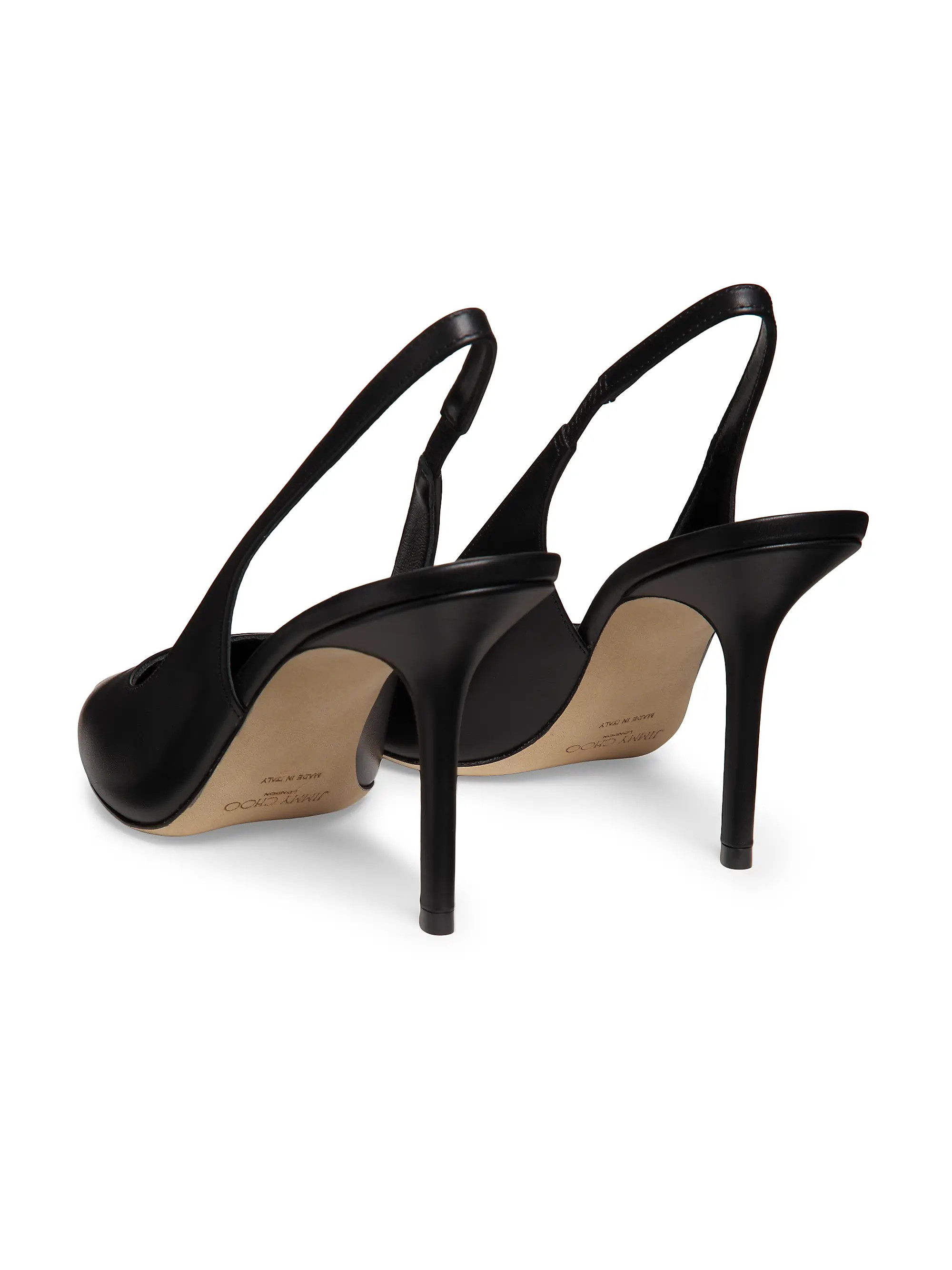 Jimmy Choo Love 85MM Leather Slingback Pumps | Saks Fifth Avenue | Saks Fifth Avenue