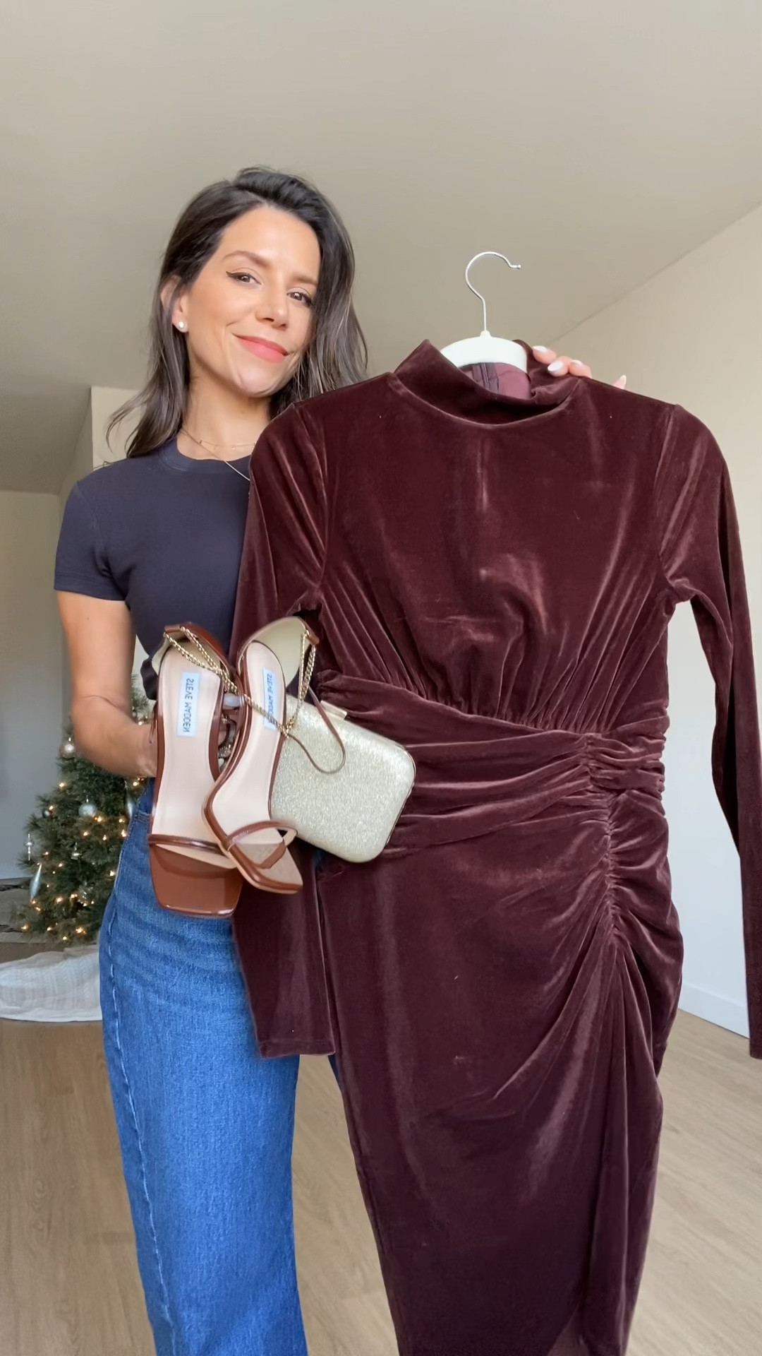 Stunning velvet dress from @Express, perfect for the holidays! #ExpressPartner #ExpressYou #liketkit @shop.LTK 

#LTKstyletip #LTKunder100 #LTKSeasonal