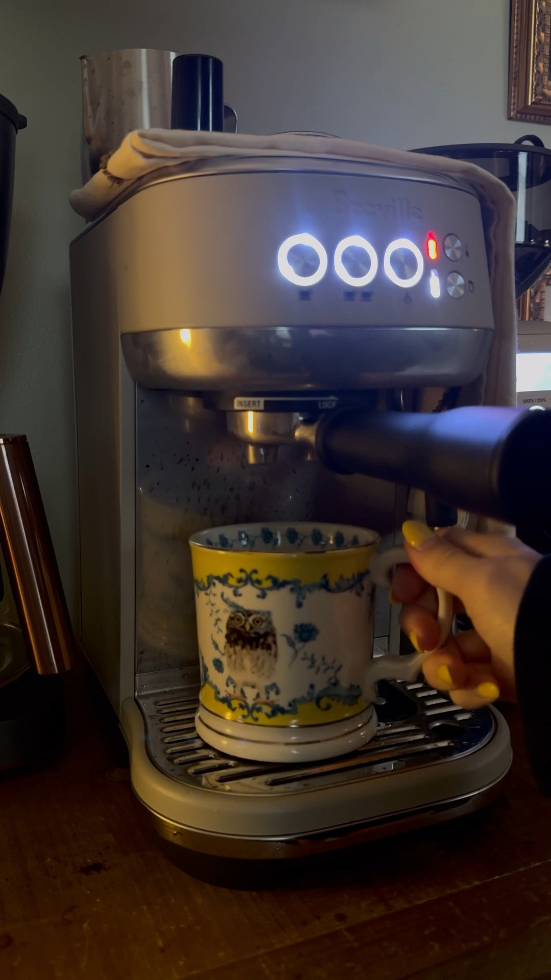 morning latte sounds ☕️🤭🤎

#breville #latte #coffeebar