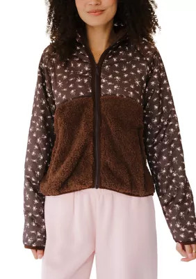 Women's Cocoa Blush Macie Sherpa Jacket | Belk