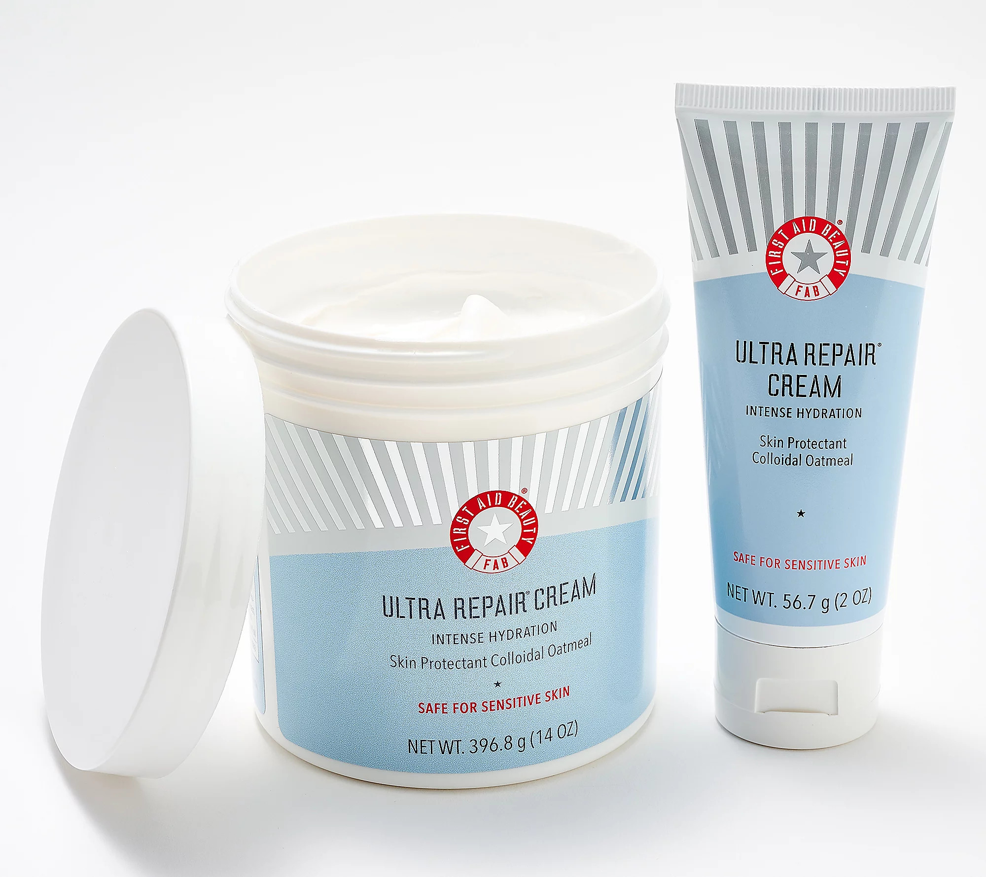 First Aid Beauty 14oz Ultra RepairCream w/ travel size | QVC