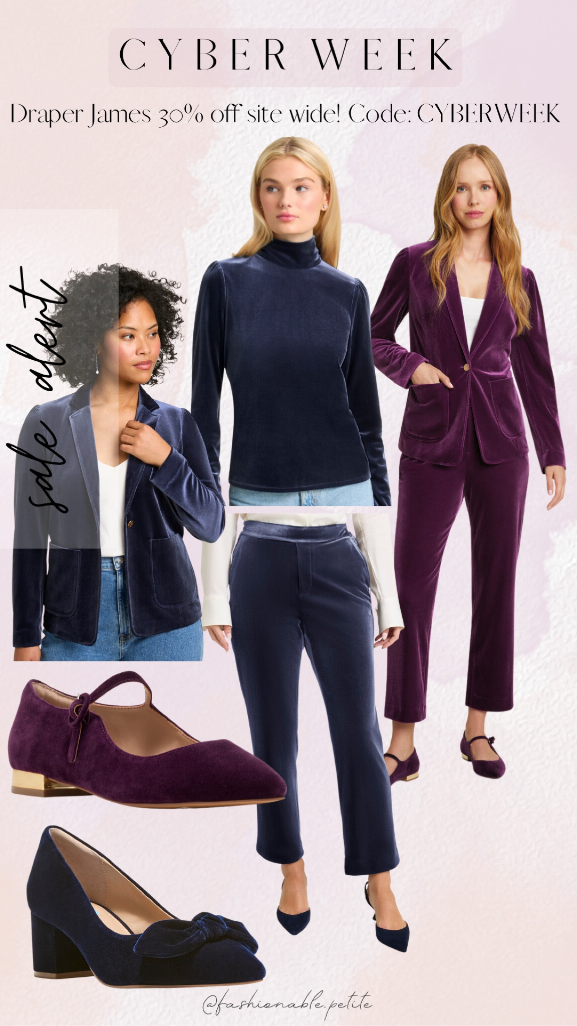 Draper James Black Friday sale! 30% off site wide! Holiday outfit. Black Friday. Holiday party. Velvet outfit. Velvet blazer. Holiday party outfit. 

#LTKCyberWeek #LTKsalealert #LTKHoliday