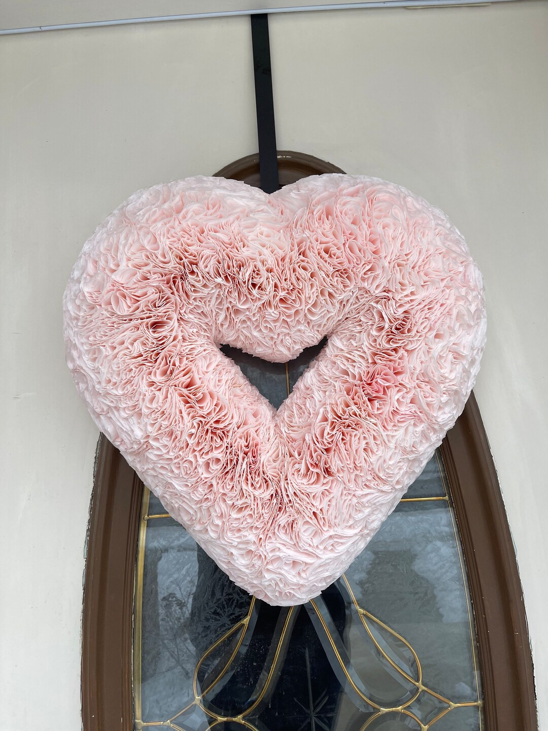 Heart Coffee Filter Wreath, Shabby Chic, Boho Chic, Rustic, Farmhouse Decor - Etsy | Etsy (US)