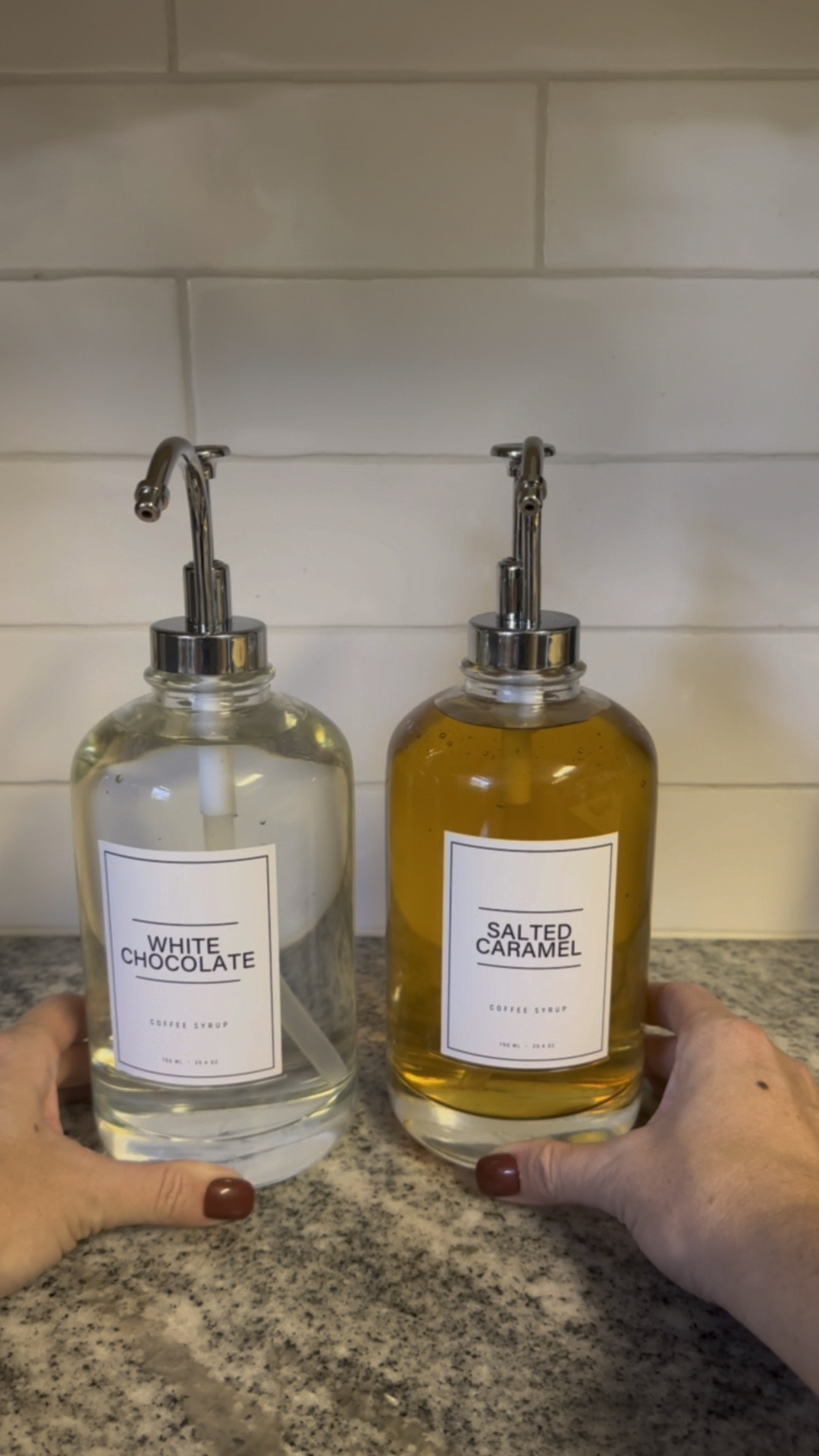 The worlds best #coffee syrup bottles! They hold an entire bottle of syrup and have a raised line on the bottle to ensure your labels are straight!

#LTKGiftGuide #LTKhome #LTKfindsunder50