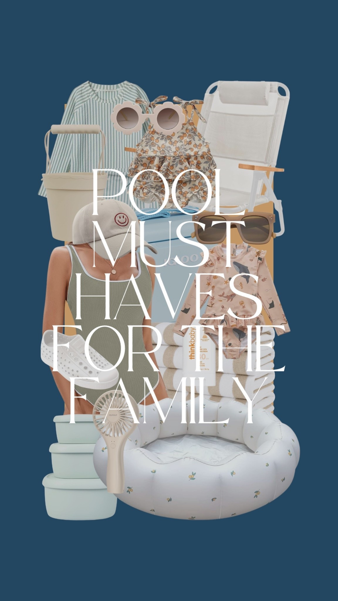 My favorite pool must haves for the family! Stylish, fun, and much needed for swim days. 

#LTKSeasonal #LTKBaby #LTKActive