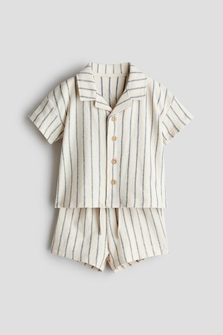 H & M - 2-Piece Cotton Jersey Set - Beige | H&M (US + CA)