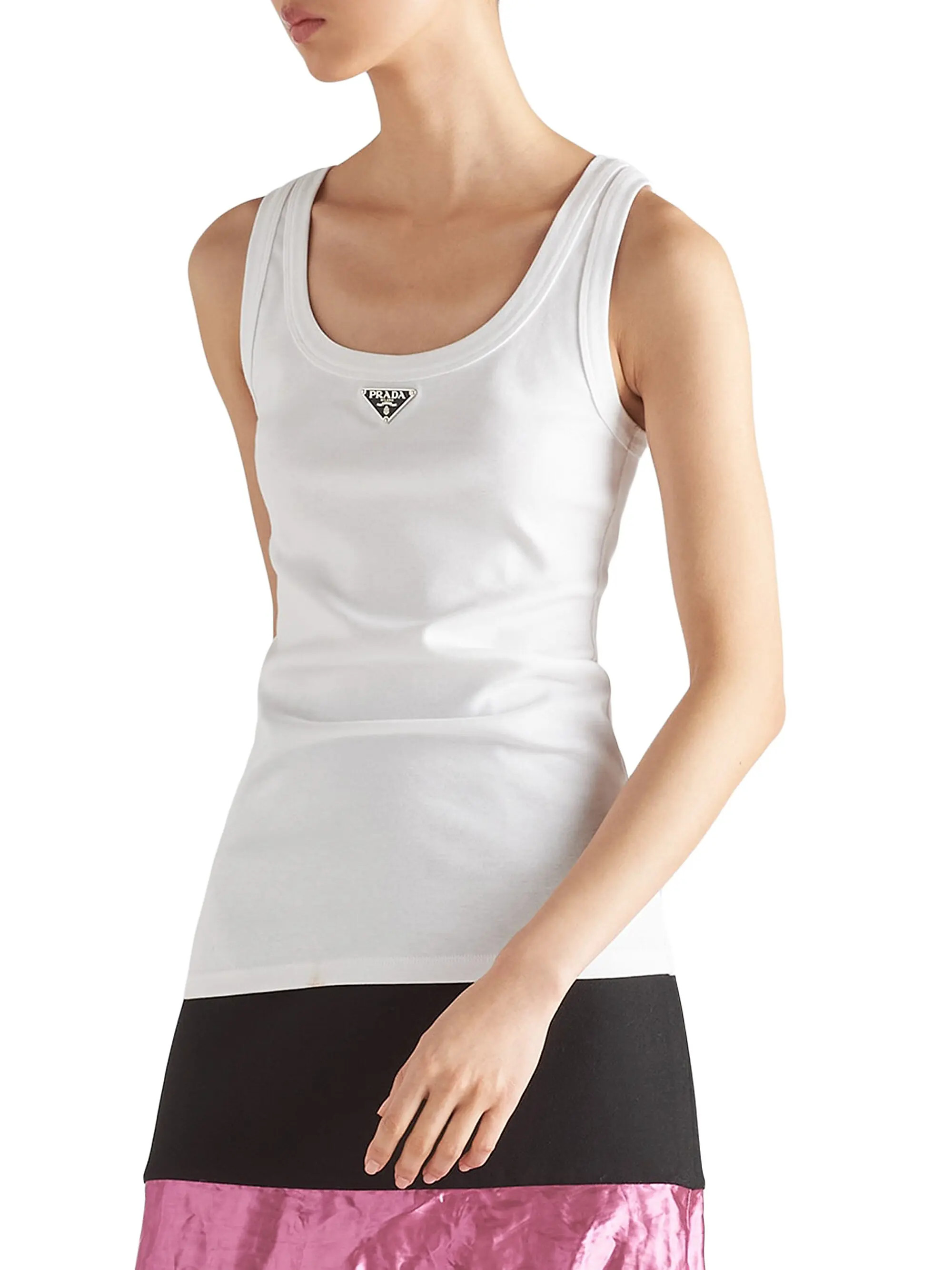 Ribbed Knit Jersey Tank Top | Saks Fifth Avenue
