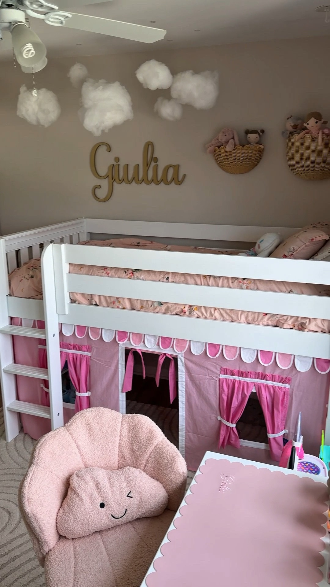 Dreaming of the perfect big girl room ✨ This low loft bed from Maxtrix Kids has completely transformed the space. The elevated design gives her so much room underneath for her desk and drawers, creating a functional little study zone while still keeping everything feeling soft, sweet, and playful.

I’m obsessed with how the pink unicorn theme came together — it feels magical yet still so organized. The under-bed space is honestly the best part… it makes the whole room feel twice as big and gives her her own little “apartment” vibe where she can sleep, draw, and play.

Such a beautiful, high-quality piece that grows with them and makes every inch of the room count 💕

#LTKmomlife #LTKHome #LTKKids