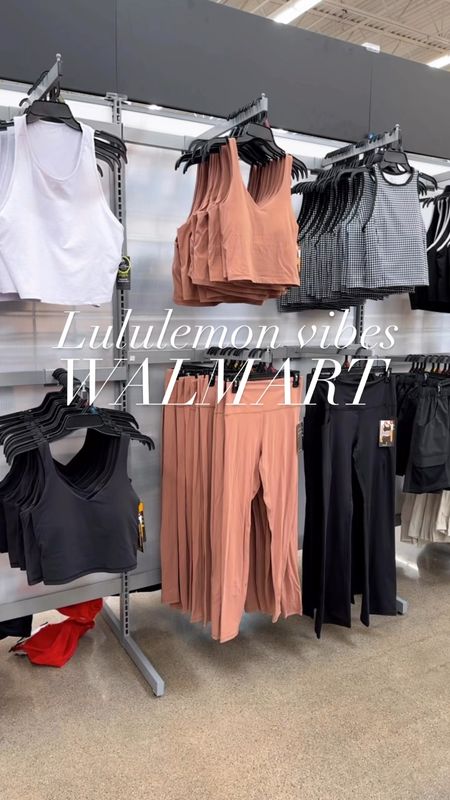 Do not sleep on these @walmartfashion new arrivals!!!! The material and fit is sooooo good! Feels so high end but at Walmart pricing!!!!! 
⬇️⬇️⬇️
Wearing my true size small in everything. 

#LTKFindsUnder50 #LTKFitness #LTKStyleTip