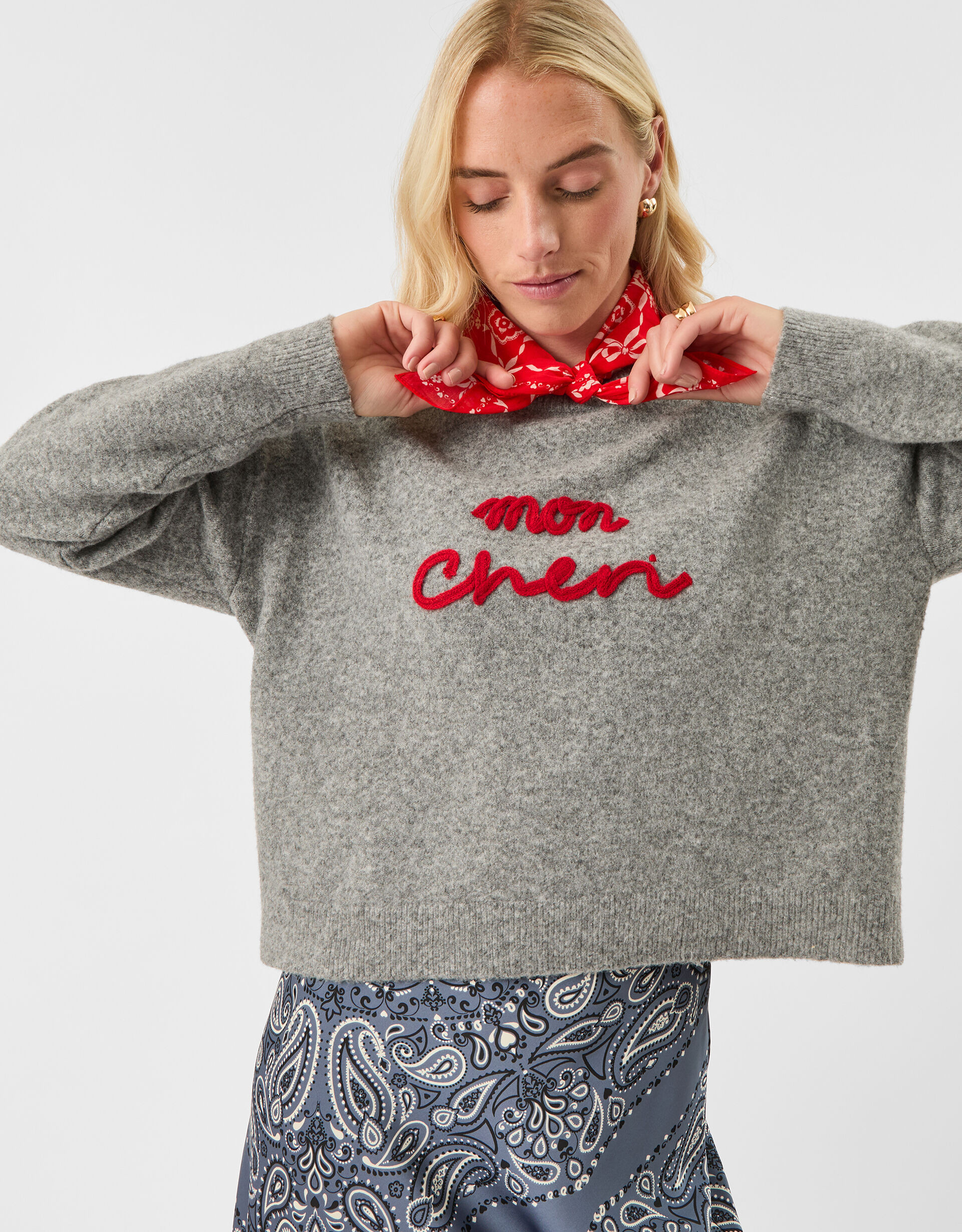 Mon Cheri Jumper Grey | Accessorize (Global)