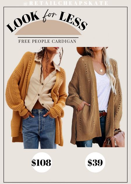 Amazon free people lookalike cardigan. Nightingale Cardigan dupe 

#LTKstyletip #LTKfindsunder50