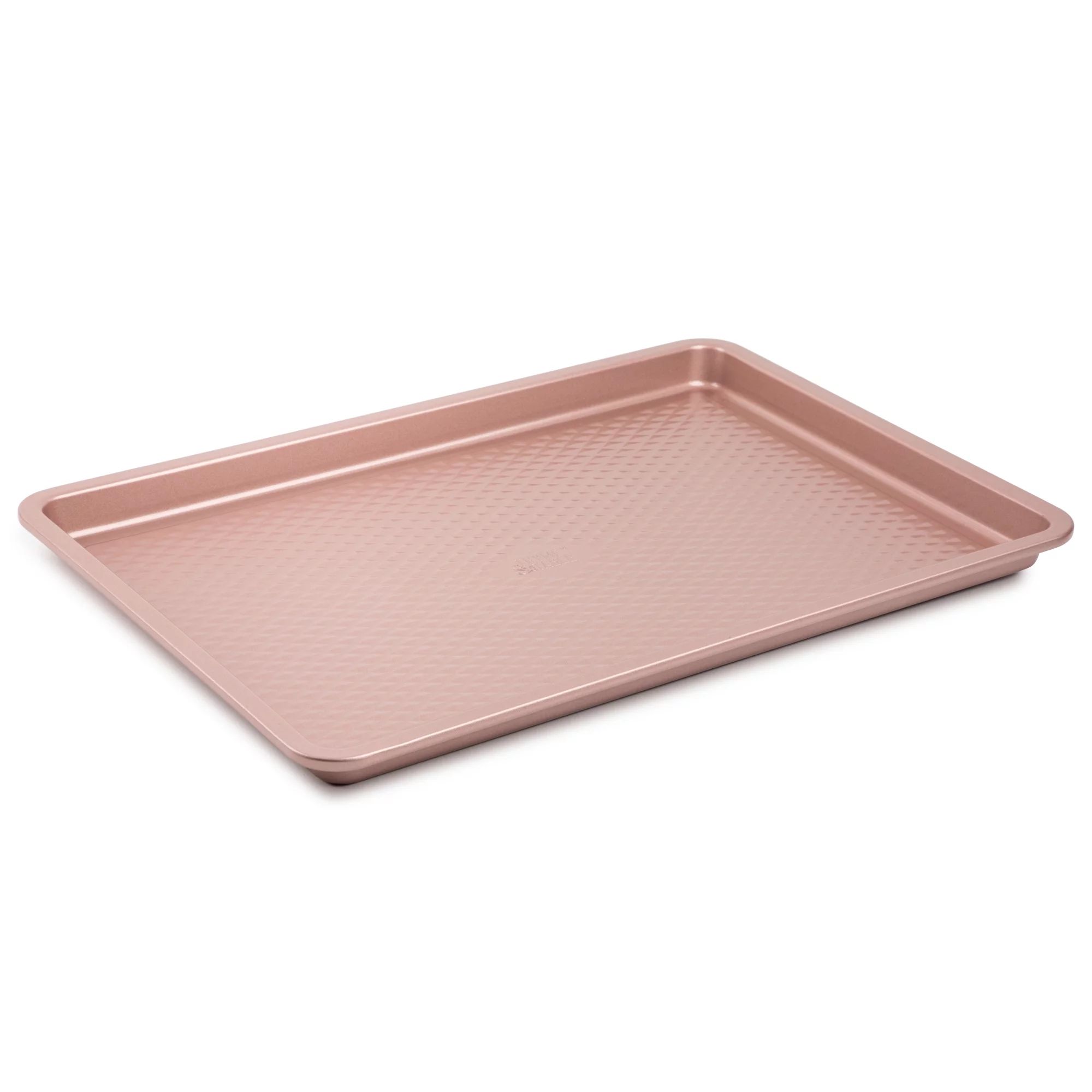 Thyme & Table Non-Stick Cookie Sheet Jelly Roll Pan, 12" x 17", Rose Gold | Walmart (US)