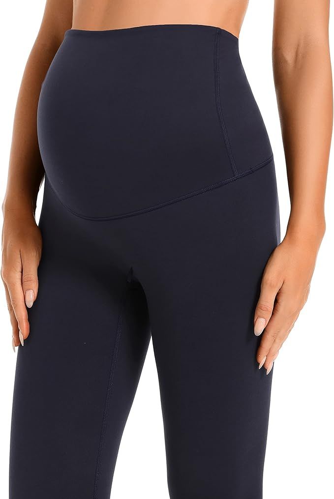Foucome Women's Maternity Leggings Over The Belly Full Length Pregnancy Yoga Pants Active Wear Wo... | Amazon (US)