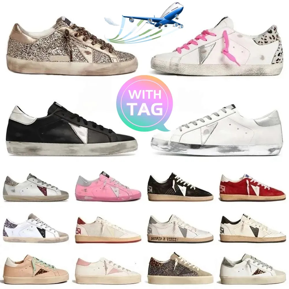 2024 Designer Loafers Sneakers Super-star S Shoes Leather Italy Dirty Old Shoe Brand Women Men Bl... | DHGate